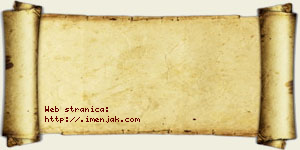 Dina Jocić vizit kartica